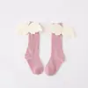 Calcetines infantiles de primavera al por mayor lindos Corea del Sur otoño e invierno nuevos creativos alas de ángel calcetines de bebé de canalé