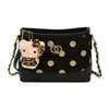 Yozzi 2026 bolso casual de lunares para principios de otoño, bolso cruzado moderno y versátil, bolso de mano pequeño súper popular para salir, bolso tipo cubo