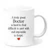 Taza de Agradecimiento para Doctor _ Un Doctor Verdaderamente Genial _ Taza de Cerámica de 350ml