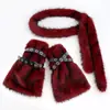 Cubrepiernas Cálido de Otoño e Invierno Tubo Medio Largo Felpa Subcultura Cinturón Cadena Larga de Cintura Estilo Spice Girls Accesorios Estilo Punk