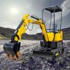 Exportado a Rusia Excavadora de Orugas Ht18 Demolición Interior Excavadora Pequeña Construcción de Túneles Micro Excavadora