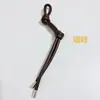 Chaveiro Avançado de Corda de Couro PU Trançado Pingente de Bolsa Criativo Versátil Corrente Pingente DIY Tecido à Mão Acessórios