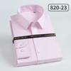 Camisa Social Masculina de Manga Longa 100% Algodão Dp Pronta para Usar Resistente a Amassados com Listras de Algodão