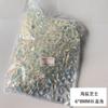 Pacote de atacado de joias para unhas artísticas com 720 gotas grandes e pequenas de água com queijo sal marinho e broca de cristal com ponta cruzada