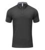 120g tecido jacquard osso pássaro cor sólida lapela esportiva camisa POLO roupas de trabalho personalizadas top masculino manga curta impressão de fábrica roupas