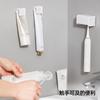 Estante Japonés para Cepillos de Dientes Inodoro Sin Taladro Estante de Pared Herramienta Sencilla para Colgar Dental Inodoro Inodoro