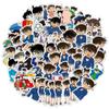 50 Calcomanías de Animación Japonesa Detective Conan para Resolver Casos Impermeables Papelería Calcomanías para Patineta Taza de Agua Venta al por Mayor Transfronterizo