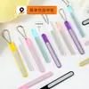 Lixa de Unha Simples Colorida Ferramenta de Polimento para Meninas, Lixa de Unha para Uso Doméstico com Corrente, Lixa Tira Polidora de Unha