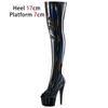 Botas de moda plus size europeias e americanas