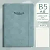 Cuaderno Mengjin A5 con Encuadernación de Tira y Cubierta de Cuero Sintético con Textura Vintage, Portátil para Uso de Negocios y Oficina