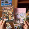 Libro de Pegatinas para Cortar Película A6 de Espuma Temprana Serie Fragmento Romántico Estilo Japonés Manual de Elementos Antiguos Pegatinas Decorativas Guzi Guka