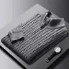 Suéter Tejido Casual de Moda para Hombre Manga Larga Otoño 2024 Nuevo Ropa Aiya Ropa de Hombre