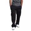 Comércio Exterior Transfronteiriço Calças Casuais Europeias e Americanas 2024 Novo Design Masculino com Múltiplos Bolsos Nicho Soltas Roupas de Trabalho Calças Longas