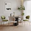 Cadeira de Jantar Estilo Francês Creme Designer Nórdico Celebridade da Internet Moderna Simples Casa Quarto Maquiagem Encosto Cadeira de Mesa de Jantar