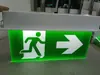 Sinal de escape de falta de energia embutido oculto Luz indicadora de saída LED Luz de escape de segurança para emergência de incêndio