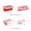 Utensilios de Picnic para Camping al Aire Libre Fiambrera de Silicona con Tapa Fiambrera Bento para Hogar Viaje Fiambrera Plegable con Tenedor y Cuchara
