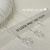 Collar Colgante Cuadrado Texturizado Ou Ni Han de Plata de Ley S925 para Mujer Diseño de Nicho Cadena para Clavícula de Alto Sentido Coreano