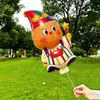 Globos de Foil de Animales de Dibujos Animados de Mano con Palitos para Niños, Adecuados para Eventos en Centros Comerciales y Joyerías, Regalos al por Mayor