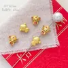 Estilo Chino Aleación Bolsa de la Fortuna Festiva Caballo de Madera Fortuna Cuentas Doble Cara DIY Colgante de Joyería Hecho a Mano Accesorios
