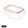 Contenedores de almacenamiento para refrigerador, loncheras de plástico, recipientes para alimentos, recipientes herméticos para frutas, aptos para microondas, loncheras calentables en microondas