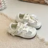 Tênis Esportivo Feminino com Renda 2026 Primavera/Outono Novo Estilo Ballet Malha Respirável Versátil Princesa Sapatos da Moda