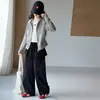 Conjunto de Dos Piezas Estilo Coreano de Otoño para Niñas: Top de cárdigan y pantalones cargo de algodón, atuendo de otoño 2026 para niños mayores