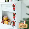 2026 Nuevas Decoraciones Navideñas Adornos para Árbol de Navidad Papá Noel Trepador Cuerda de Trepar Juguete Escena Arreglo de Ambiente