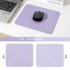 Mouse pad de couro simples tamanho pequeno tapete de mesa para computador escritório tapete de mesa publicidade mouse pad para jogos atacado padrão de logotipo personalizado