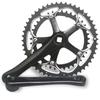 Plato de biela de agujero cuadrado para coche de carretera bicicleta plegable placa de aluminio placa de acero 39t50T plato único y doble modificado 165 mm.