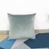 Funda de Almohada de Terciopelo de Color Sólido Transfronteriza Cojín Nórdico Sofá Oficina Almohada de Cintura Cabecera Cama Estampado de Logotipo