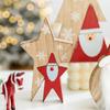 Adornos Decorativos de Madera de Anciano Navideño para Escritorio, Bloques de Construcción Creativos de Anciano, Manualidades, Accesorios de Exhibición de Escritorio