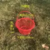 Cesta Redonda Portátil para Recolectar Frutos del Bosque, Cesta Pequeña de Verano para Frutas, Cubierta de Plástico para Arándanos y Otros