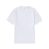 Camiseta de Marca Trendy Transfronteriza para Hombre 240g Algodón Puro de Peso Pesado Cuello Redondo Color Sólido Manga Corta Oversize Holgada para Hombre