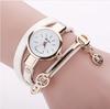 Uma geração de relógio de pulseira com pingente de anjo strass PU círculo feminino novo presente relógio feminino AliExpress venda quente