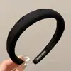 Diadema de Copa Alta y Ala Ancha para Mujer, Accesorio para el Cabello Versátil de Gama Alta para Otoño e Invierno, Pinza para el Cabello de Esponja de Moda y Elegante
