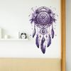 Nuevo Atrapasueños Artístico FX-E314 Morado Sueño Pluma Decoración de Pared de Fondo para Dormitorio Sala de Estar Pegatina de Pared Venta al por Mayor