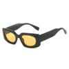Gafas de Sol Cuadradas Nuevas Transfronterizas, Venta Caliente Internacional al por Mayor, Cuadradas Simples Multicolores, Versátiles de Colores para Mujer