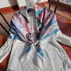 Primavera 2025 Nuevo Bufanda Cuadrada Grande de Seda Artificial 110cm Chal Protección Solar Bufanda de Seda Bufanda de Satén Regalo para Mujer Gama Alta