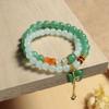 Explosões bom jade indiano pulseira de jade Dongling estilo chinês sino de jade Dongling pulseira de jade de múltiplos círculos