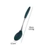 Juego de Utensilios de Cocina con Mango de Silicona Colador Espátula para Freír Cuchara para Sopa Espátula para Freír Utensilios de Cocina para el Hogar Espátula Cuchara para Cocinar Juego de 6 Piezas
