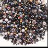 Venta Caliente Transfronteriza de Cuentas Planas de 2-12 mm en Varios Colores, Cuentas de Vidrio Hechas a Mano, Pulseras de Cristal Brillantes, Collares, Aretes y Materiales de Color