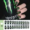 Uñas Postizas Portátiles Pre-hechas al por Mayor, Uñas Portátiles de Tira Completa Simples con un Toque de Lujo, Colección de Pegatinas Blanqueadoras para Uñas