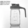 Frasco de albañil de 64 oz con báscula botella de agua fría olla de vidrio de 32 oz juego filtro de café tapa con asa botella de vidrio