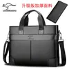 2020 nueva maletín para hombre bolso de mano de negocios para hombre estilo europeo y americano bolso de hombro cruzado bolso casual una generación de pelo