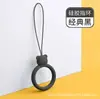Pingente de Lanyard de Urso para Celular Capa de Celular Desenho Animado Anel de Pendurar Lanyard de Chave Silicone Líquido Portátil Fivela de Anel Durável
