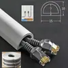Capa autoadesiva de proteção de fios para parede, canaleta de borracha PVC anti-pisoteio, 3 metros