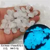 Cubos de Gelo Luminosos Ecológicos em Formato, Pedras Fluorescentes Coloridas, Areia para Fundo de Aquário, Acessórios de Decoração para Aquário Atacado