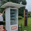 Refugio de lluvia para máquina expendedora automática fijo, parasol para poste de carga personalizado, parasol para máquina expendedora de autoservicio para drones compartido, galvanizado