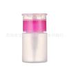 Frasco de pressão para unhas 60ML borda vermelho rosa frasco vazio água de limpeza removedor de esmalte álcool frasco igual com trava frasco de pressão