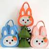 Bolsa de fieltro para celebrantes de Internet, personalizada, de moda, sencilla, para compras, regalo de acompañamiento.